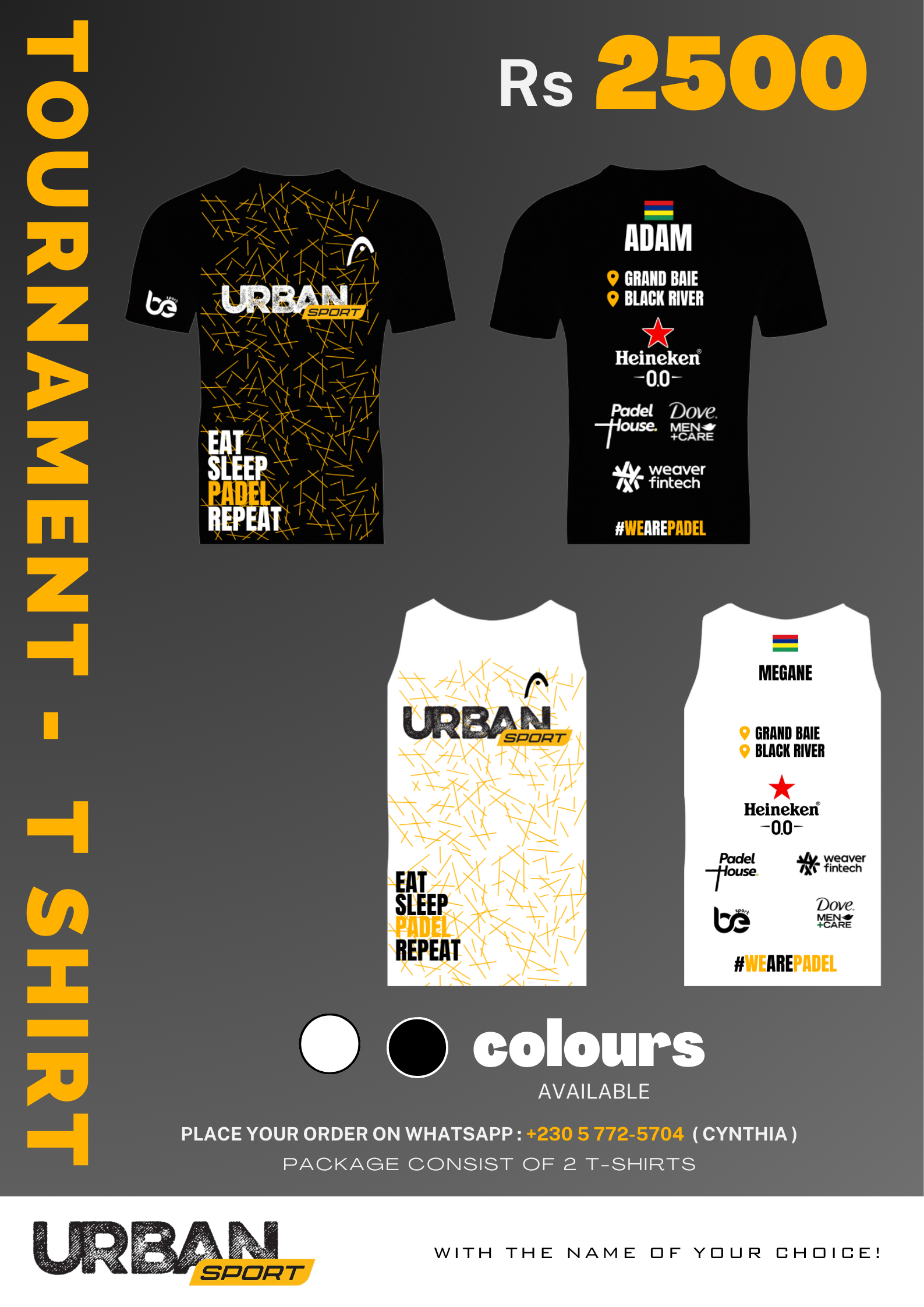 Tournament T-Shirt Pack